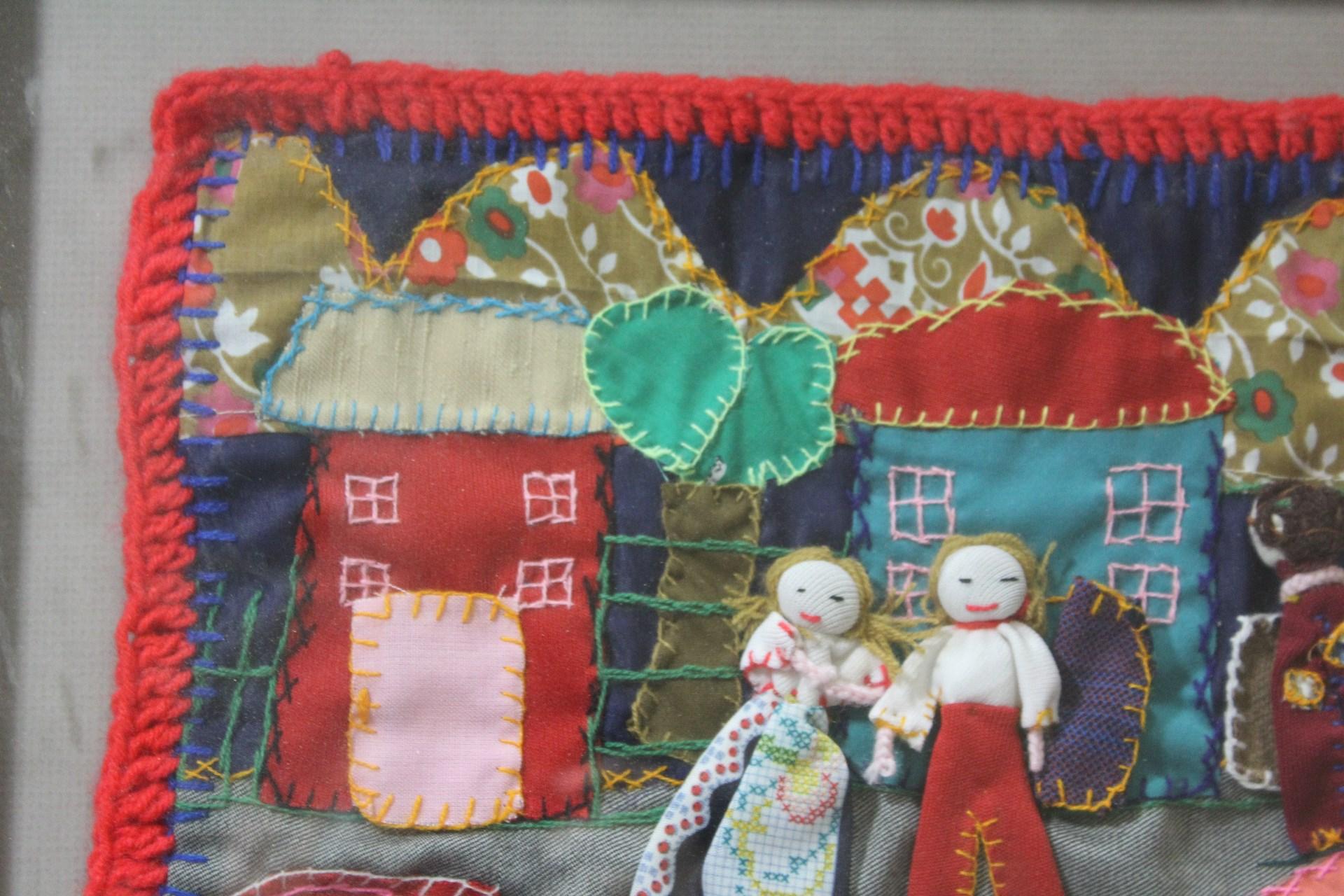 A Handmade Folkart Crazy Quilt