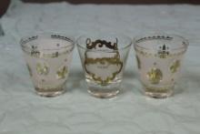 Lot of 3 Glasses
