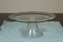 A Glass Cake Plate