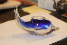 Art Glass Dolphin