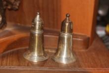 Pair of Weighted Sterling Salt and Pepper Shakers
