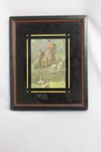 A Framed Hunting Print
