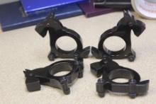 Lot or Set of $ Lucite Napkin Rings