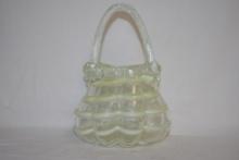 An Art Glass Basket