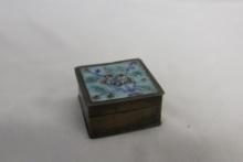 A Marked Enamel Pill Box