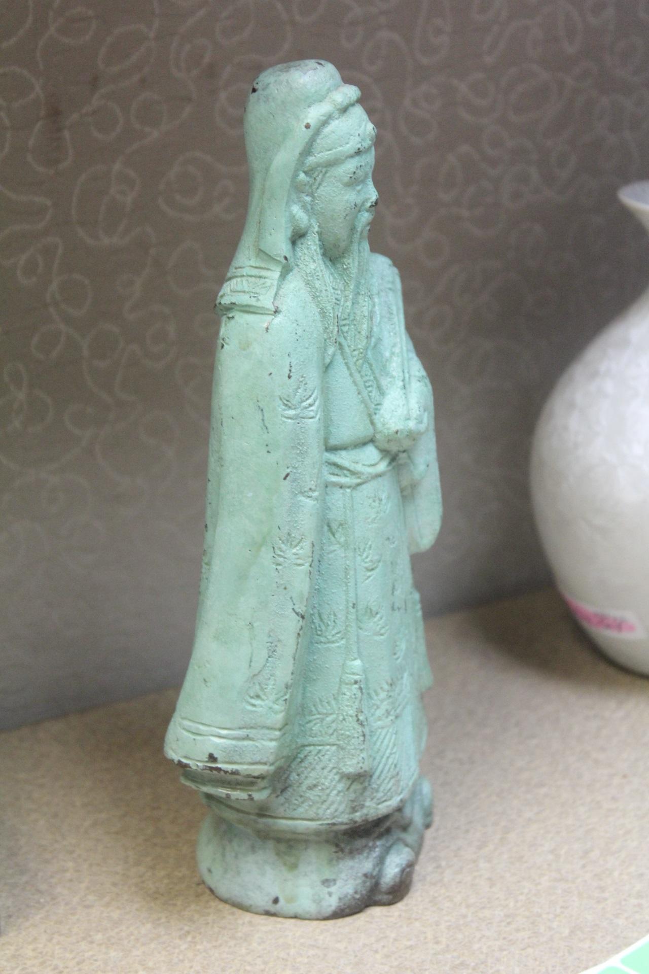 Chinese Bronze Wise Man