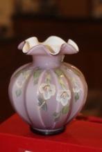 Signed Fenton Vase by Beck