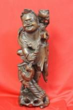 A Chinese Wooden Sculpture