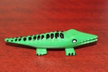A Small Wooden Alligator