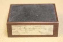 A Felted Wooden Block Stand