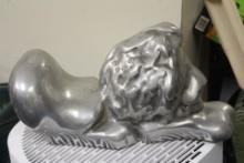 Signed David Parkin Aluminum Lion