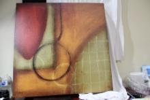 A Giclee on Canvas by DeRosier