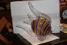 Art glass Angel Fish