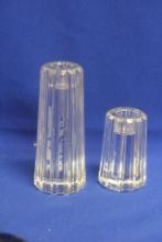 Signed Tiffany and Company Crystal Candle Sticks