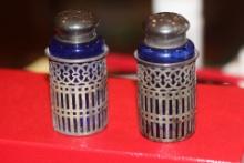Pair of Sterling Silver Salt and Pepper Shakers
