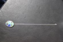 A Sterling and Turquise Pendant with Chain