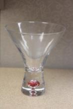 Decorative Art Glass Cup