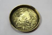 A Chinese Brass Coaster