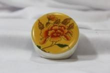 An Old Plastic Trinket Box or Powder Box