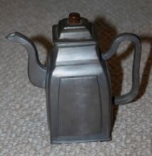 Chinese Antique Pewter Teapot