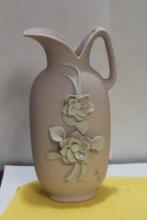 A Ceramic Floral Pitcher