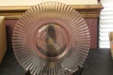 A Pink Depression Plate