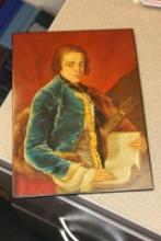 Signed Russian Lacquer Plaque