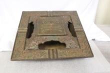 An Old Cast Iron Japanese Smoking Ashtray