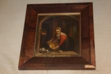 Oil on Tin Painting