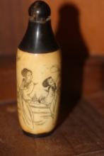 Scrimshaw Snuff Bottle