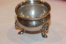 Sterling Lion Foot Salt Cellar