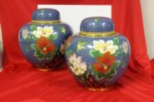 Large Cloisonne Ginger Jar