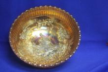 Windmill Carnival Glass Bowl