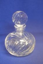 A Cut Glass Perfume Bottle