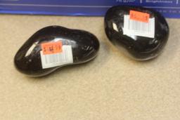 Lot of Two Lacquer Stones
