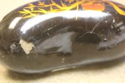 Lot of Two Lacquer Stones
