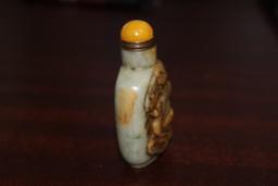 Carved Jade Snuff Bottle
