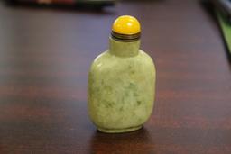 Carved Jade Snuff Bottle