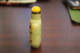 Carved Jade Snuff Bottle