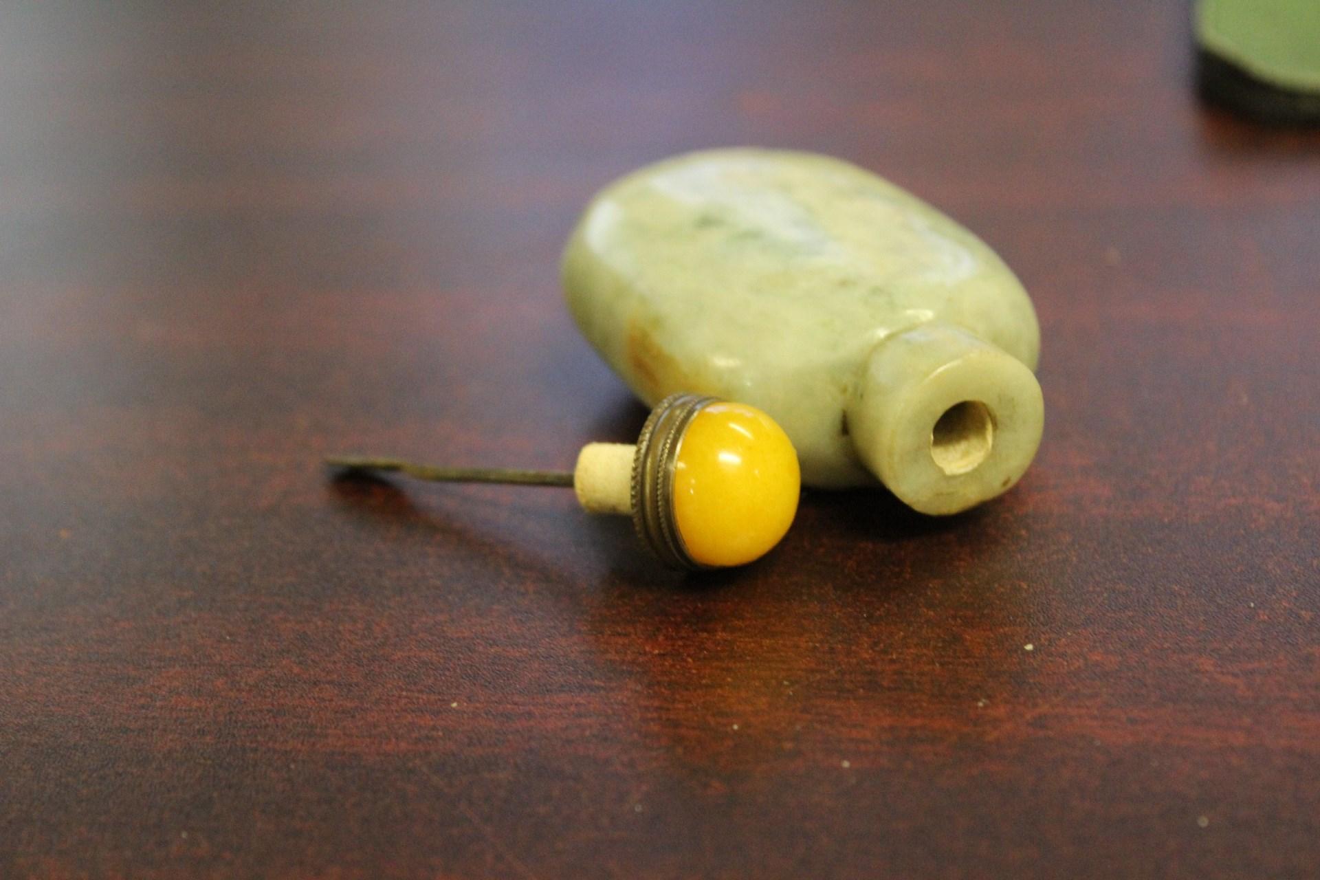 Carved Jade Snuff Bottle