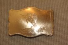 Rare Lazy-K Gold Plated Swordfish Belt Buckle