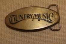 Country Music Belt Buckle