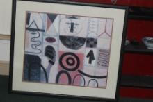 Framed Adolh Gottlieb Art Print