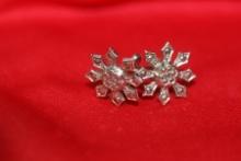A Pair of Sterling Earrings