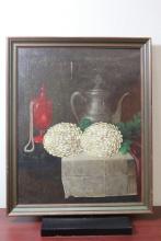 An Oil on Canvas
