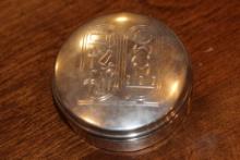 Vintage Cartier Sterling Silver Trinket Box