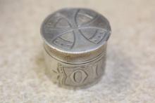 Vintage Sterling Trinket or Pill Box