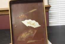 A Japanese Gold Lacuer Tray