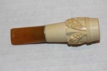 Carved Bone Cigarette Holder