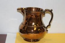 A Ceramic Lusterware Pitcher